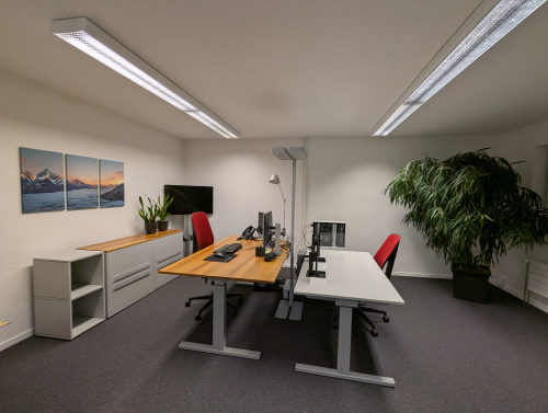 Das neue Büro nach 12h Umzug